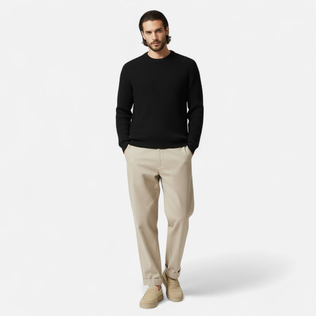 Man Model wearing Orbiana loafers