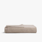 Pătură moale din bumbac – Culoare naturală, ușoară, confortabilă pentru utilizare în interior și exterior, 50 x 60 inci 0