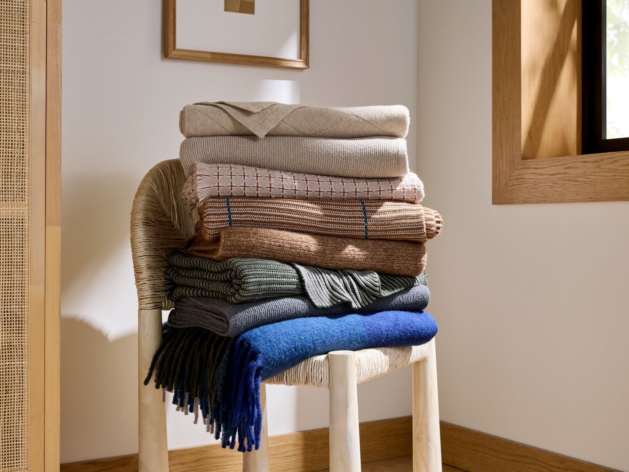 Soft Cotton Throw Blanket – Lightweight Natural Color, Cozy for Indoor and Outdoor Use, 50 x 60 Inches 3