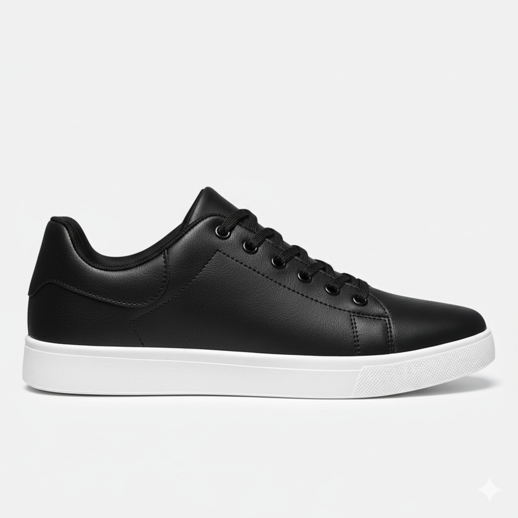 Men’s leather sneakers by Orbiana featuring breathable design and classic look