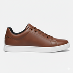 Men’s leather sneakers by Orbiana featuring breathable design and classic look